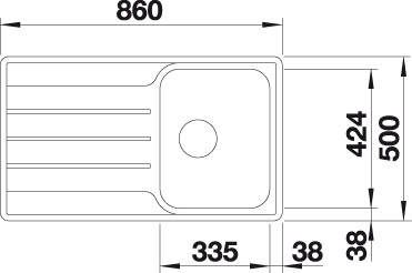 BLANCO LEMIS 45S-IF UX BLANCO LEMIS 45S-IF UX